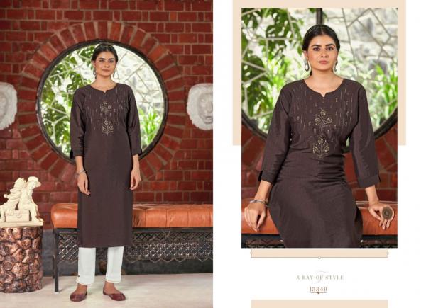 Kalaroop Alisha Rayon Designer Long Kurti Collection